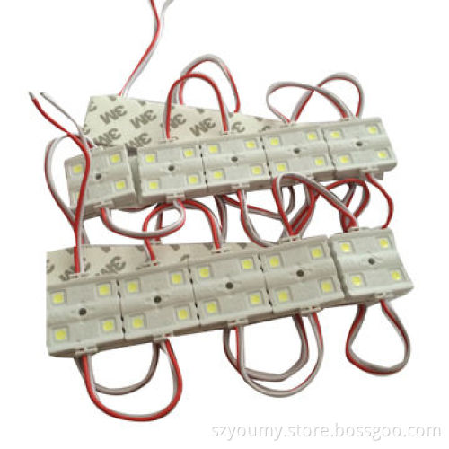 Injection molding module, SMD 5050 4 LED, white, red, green, blue
